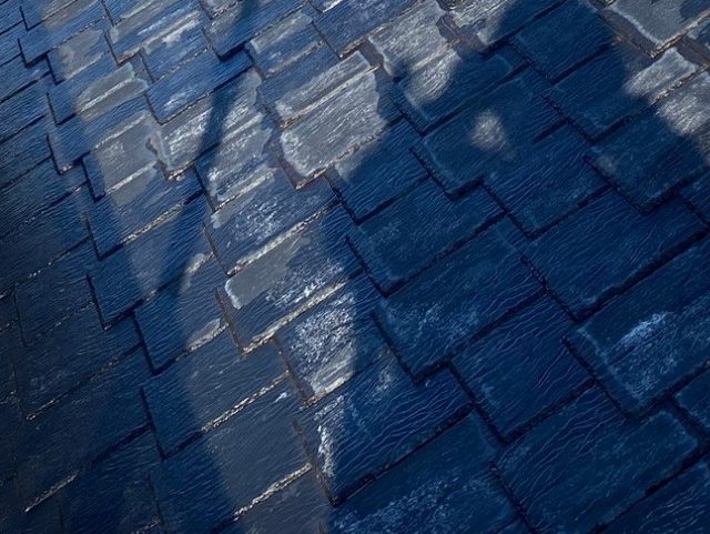 三木市のスレート屋根の傷み